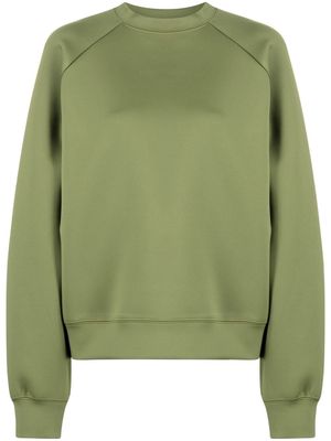 Cynthia Rowley round-neck long-sleeved sweatshirt - Green