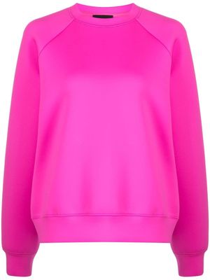 Cynthia Rowley round-neck long-sleeved sweatshirt - Pink