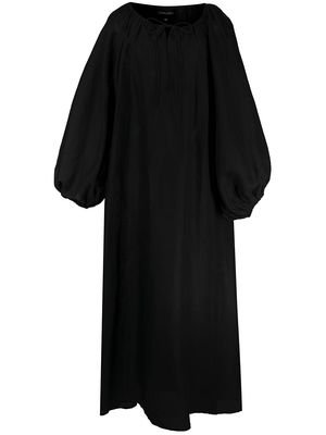 Cynthia Rowley scoop-neck maxi tunic dress - Black
