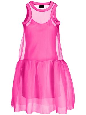 Cynthia Rowley semi-sheer sleeveless dress - Pink