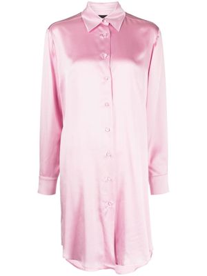Cynthia Rowley silk shirt dress - Pink