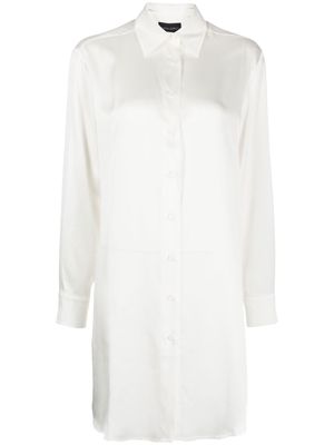 Cynthia Rowley silk shirt dress - White