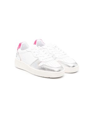 D.A.T.E. Court 2.0 metallic sneakers - White