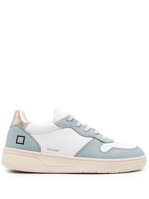 D.A.T.E. Court panelled leather sneakers - Blue
