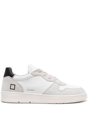 D.A.T.E. Court Vintage panelled sneakers - White
