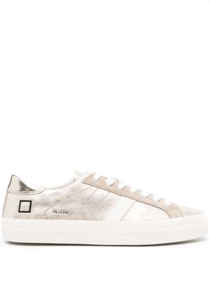 D.A.T.E. Hill Low Stardust logo-print sneakers - Gold