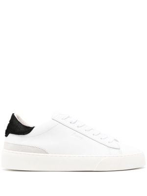 D.A.T.E. lace-up leather sneakers - White