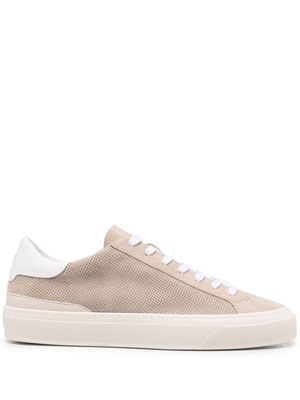D.A.T.E. low-top leather sneakers - Neutrals