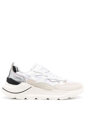 D.A.T.E. panelled chunky sneakers - White