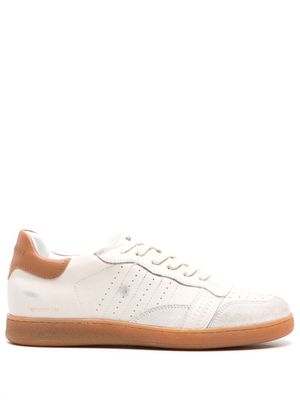 D.A.T.E. Sporty leather sneakers - Neutrals