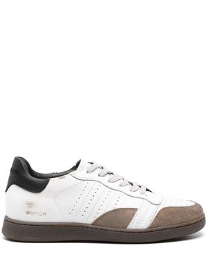 D.A.T.E. Sporty leather sneakers - White