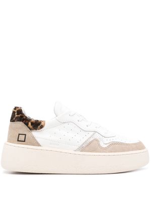 D.A.T.E. Step Pop panelled leather sneakers - White