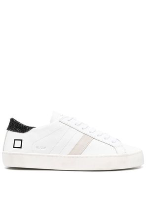 D.A.T.E. striped low-top sneakers - White