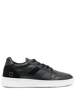 D.A.T.E. suede-panel sneakers - Black