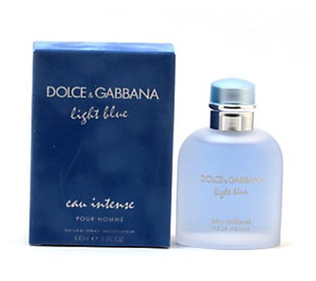 D & G Light Blue Eau Intense Eau De Parfum Spra y 3.3 Oz