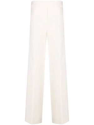 D.Exterior flared wide-leg trousers - Neutrals