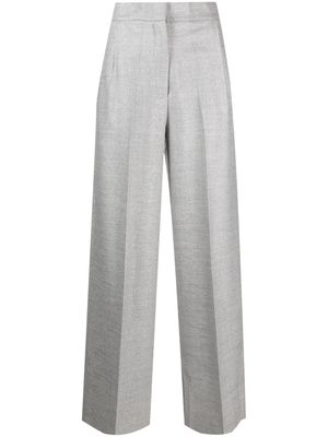 D.Exterior high-waist tailored trousers - Grey