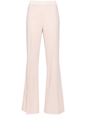 D.Exterior mid-rise flared cady trousers - Pink