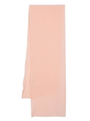 D.Exterior sheer silk scarf - Pink