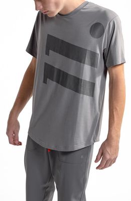 D.RT Soff Eleven Graphic Tee in Grey/Grey