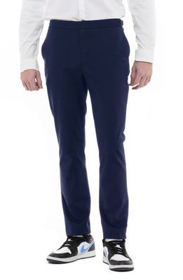 D. RT Thompson Cotton Blend Classic Pants in Navy