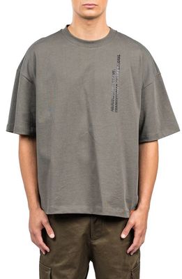 D. RT Untraditional Oversize Graphic T-Shirt in Olive