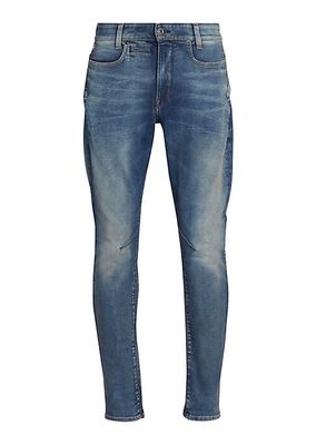 D-Staq 3D Faded Stretch Slim-Fit Jeans