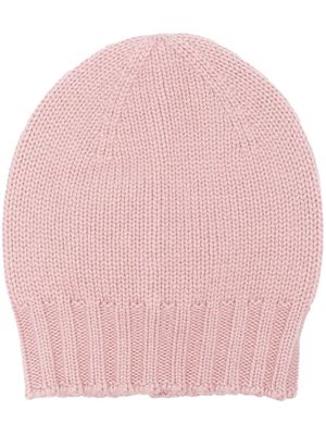 D4.0 chunky ribbed knit beanie - Pink