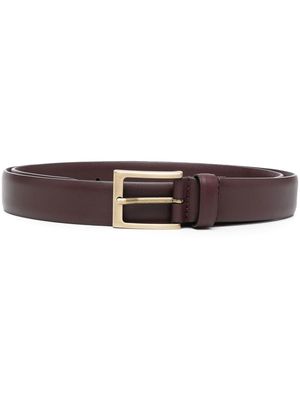 D4.0 Classic leather belt - Red