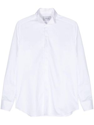 D4.0 cotton poplin shirt - White