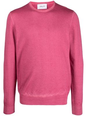 D4.0 fine-knit virgin wool jumper - Pink