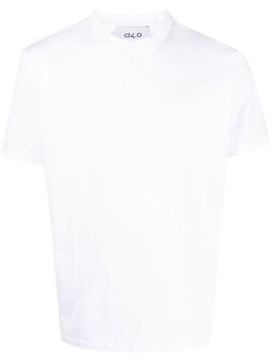 D4.0 round-neck short-sleeve T-shirt - White
