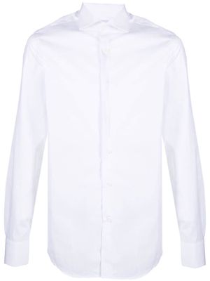 D4.0 slim-cut fit shirt - White