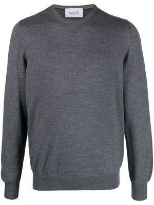 D4.0 virgin-wool crew-neck jumper - Grey