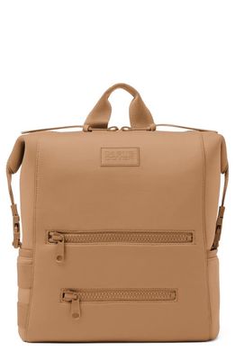 Dagne Dover Indi Large Water Resistant Scuba Knit Diaper Backpack in Camel