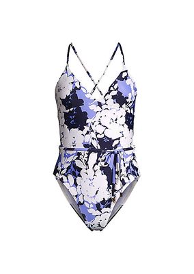 Dahlia Floral One-Piece Swimsuit