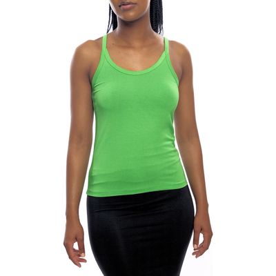 Dai Moda Jersey Tank in Green 