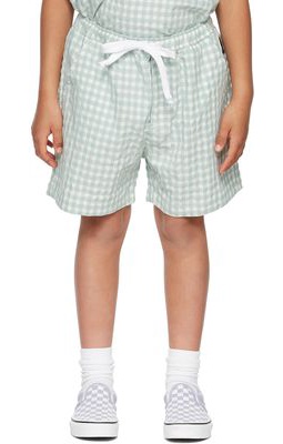 Daily Brat Kids Blue & White Hudson Shorts