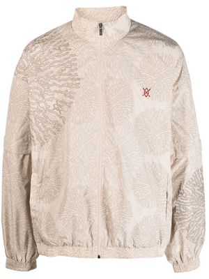 Daily Paper all-over graphic-print jacket - WHITE SAND