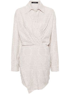 Daily Paper Amber shirt minidress - Grey