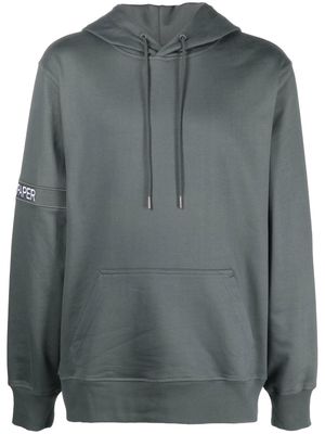 Daily Paper cotton drawstring hoodie - Green