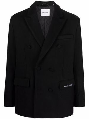 Daily Paper double-breasted tailored jacket - Black