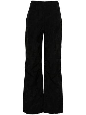 Daily Paper Gianna Community wide-leg trousers - Black