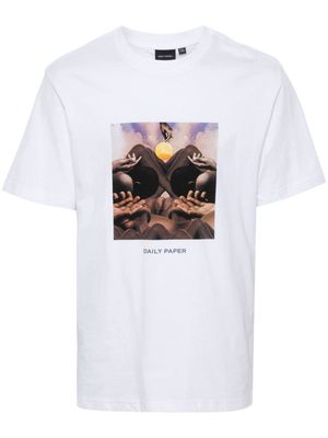 Daily Paper graphic-print cotton T-shirt - White