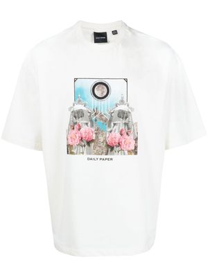 Daily Paper graphic print T-shirt - White