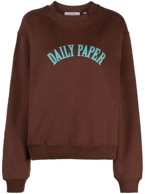 Daily Paper Hoku logo-print sweatshirt - Brown