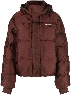 Daily Paper Honit puffer jacket - Brown