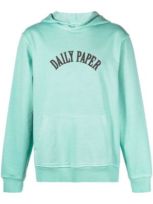 Daily Paper Howell logo-print hoodie - Blue