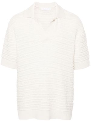 Daily Paper Jabir knitted polo shirt - White