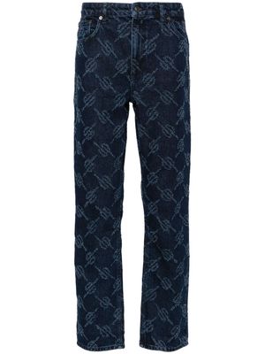 Daily Paper Jacob Kibo mid-rise straight-leg jeans - Blue